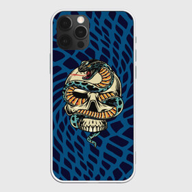 Чехол для iPhone 12 Pro Max с принтом Snake&Skull в городе Новоалтайск, Силикон |  | Тематика изображения на принте: fangs | jaw | orbits | skull | snake | sting | teeth | глазницы | жало | змея | зубы | клыки | пасть | череп