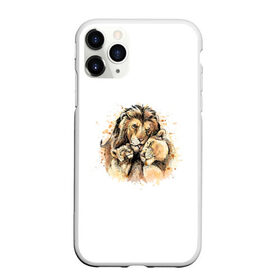 Чехол для iPhone 11 Pro Max матовый с принтом Львы в городе Новоалтайск, Силикон |  | животные | звери | львы | семья львов | хищники