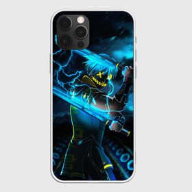 Чехол для iPhone 12 Pro Max с принтом NEON SAMURAI в городе Новоалтайск, Силикон |  | samurai | аниме | меч | молнии | неоновая катана | персонаж аниме | человек | человек в доспехах