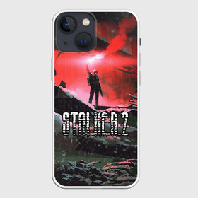 Чехол для iPhone 13 mini с принтом Stalker 2 в городе Новоалтайск,  |  | ghost | stalker | stalker 2 | stallker | авария аэс | аэс | город призрак | диггер | дигер | заброшенный дом | заброшка | призрак | сталкер | сталлкер | тень чернобыля | черепа | чернобыль