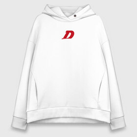 Женское худи Oversize хлопок с принтом INITIAL D в городе Новоалтайск, френч-терри — 70% хлопок, 30% полиэстер. Мягкий теплый начес внутри —100% хлопок | боковые карманы, эластичные манжеты и нижняя кромка, капюшон на магнитной кнопке | initial d | аниме | гонки | инициал ди | король дрифта | уличные гонки | фильм