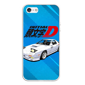 Чехол для iPhone 5/5S матовый с принтом INITIAL D в городе Новоалтайск, Силикон | Область печати: задняя сторона чехла, без боковых панелей | Тематика изображения на принте: initial d | аниме | гонки | инициал ди | король дрифта | уличные гонки | фильм