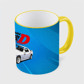 Кружка с полной запечаткой с принтом INITIAL D. в городе Новоалтайск, керамика | ёмкость 330 мл | Тематика изображения на принте: initial d | аниме | гонки | инициал ди | король дрифта | уличные гонки | фильм