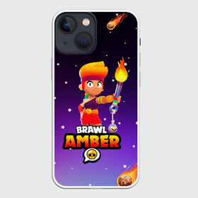 Чехол для iPhone 13 mini с принтом BRAWL STARS AMBER. в городе Новоалтайск,  |  | 8 bit | amber | brawl stars | colette | crow | gale | leon | max | mecha | mecha crow | mr.p | sally leon | shark | tara | virus 8 bit | werewolf leon | акула | амбер | берли | бравл старс | ворон | коллет | макс | оборотень