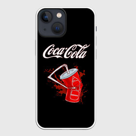 Чехол для iPhone 13 mini с принтом Coca Cola в городе Новоалтайск,  |  | Тематика изображения на принте: coca cola | газировка | кола | лето | лимонад | свежесть | стакан