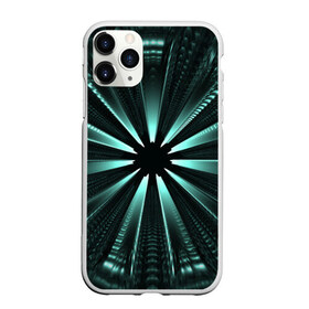 Чехол для iPhone 11 Pro Max матовый с принтом фантастический туннель в городе Новоалтайск, Силикон |  | Тематика изображения на принте: градиент | дыра | иллюзия | корридор | лучи | сквозь | туннель | фантастика | фантастический туннель