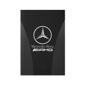 Обложка для паспорта матовая кожа с принтом MERCEDES-BENZ в городе Новоалтайск, натуральная матовая кожа | размер 19,3 х 13,7 см; прозрачные пластиковые крепления | mercedes | mercedes benz | авто | автомобиль | логотип | марка | машина | мерин | мерс | мерседес | надпись | текстура