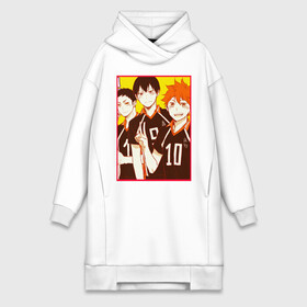 Платье-худи хлопок с принтом Карасуно в городе Новоалтайск,  |  | anime | fly high | haiku | haikuu | haikyu | haikyuu | hinata | karasuno | manga | shoe | аниме | волейбол | кагеяма | карасуно | манга | сее | хайку | хината