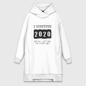 Платье-худи хлопок с принтом 2020   я выжил в городе Новоалтайск,  |  | 2020 | 2021 | coronavirus | covid | covid 19 | covid19 | new year | вирус | год | грипп | дед мороз | заражение | зима | карантин | клаус | корона | коронавирус | маска | новый год | пандемия | праздник | самоизоляция | санта