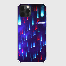 Чехол для iPhone 12 Pro Max с принтом SONATA в городе Новоалтайск, Силикон |  | Тематика изображения на принте: брызги | звезды | капли | комета | космос | неоновые шары | неоновый метеоритный дождь | ночное небо