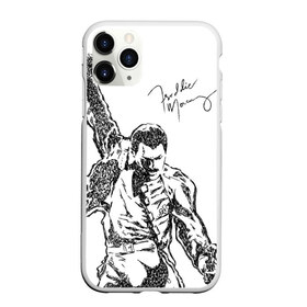 Чехол для iPhone 11 Pro Max матовый с принтом Freddie Mercury в городе Новоалтайск, Силикон |  | Тематика изображения на принте: freddie mercury | queen | автограф | квин | фредди меркьюри