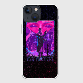 Чехол для iPhone 13 mini с принтом Бегущий по лезвию в городе Новоалтайск,  |  | balde runner | bladerunner | cyberpunk | бегущий человек | бегущий человек 2049 | будущее | киберпанк | классика | неон | райан гослинг | фильм | фильмы | харрисон форд