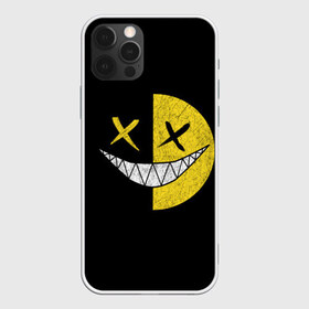 Чехол для iPhone 12 Pro Max с принтом SMILE в городе Новоалтайск, Силикон |  | Тематика изображения на принте: глаза крестики | злой смайл | зубы | контраст | смайл | эмоция