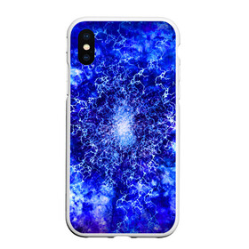 Чехол для iPhone XS Max матовый с принтом Ganoli в городе Новоалтайск, Силикон | Область печати: задняя сторона чехла, без боковых панелей | abstraction | energy | light | lightning | texture | абстракция | молнии | свет | текстура | энергия