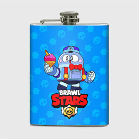 Фляга с принтом Brawl Stars/LOU в городе Новоалтайск, металлический корпус | емкость 0,22 л, размер 125 х 94 мм. Виниловая наклейка запечатывается полностью | Тематика изображения на принте: brawl stars | crow | king lou | leon | lou | sandy | sprout | surge | боец | бравл старс | бравлер | браво | вольт | герои | девочкам | детям | зимний | король лу | лед | леон | логотипы игр | лоу | лу | мальчикам | мороженое | персона