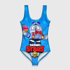 Купальник-боди 3D с принтом Brawl Stars/LOU в городе Новоалтайск, 82% полиэстер, 18% эластан | Круглая горловина, круглый вырез на спине | brawl stars | crow | king lou | leon | lou | sandy | sprout | surge | боец | бравл старс | бравлер | браво | вольт | герои | девочкам | детям | зимний | король лу | лед | леон | логотипы игр | лоу | лу | мальчикам | мороженое | персона