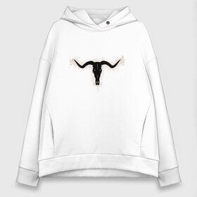 Женское худи Oversize хлопок с принтом Devil Bull в городе Новоалтайск, френч-терри — 70% хлопок, 30% полиэстер. Мягкий теплый начес внутри —100% хлопок | боковые карманы, эластичные манжеты и нижняя кромка, капюшон на магнитной кнопке | Тематика изображения на принте: 2020 | 2021 | bull | bulls | claus | cow | ox | santa | буйвол | бычок | год быка | дед мороз | деревня | животные | зима | корова | коррида | матадор | новый год | праздник | рог | рога | рогатый | санта клаус | символ | скот