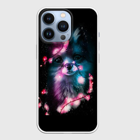 Чехол для iPhone 13 Pro с принтом лиса с гирляндой в городе Новоалтайск,  |  | гирлянда | лиса | огоньки