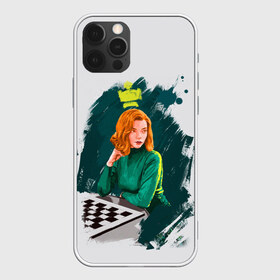 Чехол для iPhone 12 Pro Max с принтом ход королевы в городе Новоалтайск, Силикон |  | the queens gambit | нетфликс | сериал | ход королевы