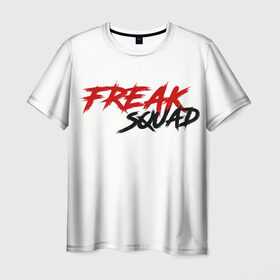 Мужская футболка 3D с принтом FREAKSQUAD в городе Новоалтайск, 100% полиэфир | прямой крой, круглый вырез горловины, длина до линии бедер | evelone192 | freak | freak squad. | squad | twitch | сквад | стримеры | твич | фрик