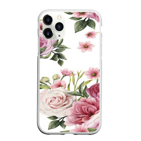 Чехол для iPhone 11 Pro Max матовый с принтом Розовые розы в городе Новоалтайск, Силикон |  | Тематика изображения на принте: pink | rose | букет | розовое настроение | цветы