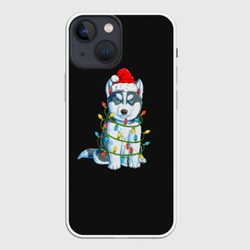 Чехол для iPhone 13 mini с принтом Щенок в городе Новоалтайск,  |  | 2021 | doge | белка | гирлянда | год быка | дед мороз | дог | елка | енот | кот | котик | лиса | маска | неон | новогодний пес | новогодняя | новый год | олень | пёс | праздник | радуга | рождество | с новым годом