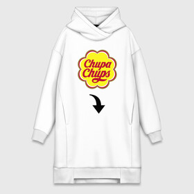 Платье-худи хлопок с принтом CHUPA CHUPS в городе Новоалтайск,  |  | candys | chupa chups | love | xxx | конфета | леденец | любовь | надпись | прикол | сладости | чупа чупс | шутка | юмор