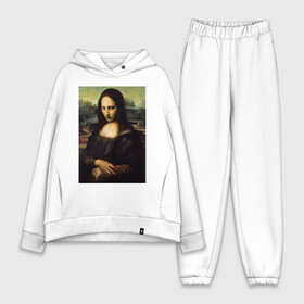 Женский костюм хлопок Oversize с принтом MARLILYN MANSON в городе Новоалтайск,  |  | alternative | jokonda | manson | mona lisa | music | rock | usa | да винчи | джоконда | искусство | картина | метал | мона лиза | музыка | мэрлин мэнсон | панк | рок