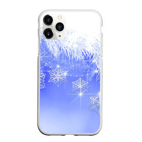 Чехол для iPhone 11 Pro Max матовый с принтом Новогоднее в городе Новоалтайск, Силикон |  | Тематика изображения на принте: год | елка | иней | новый | рождество | снежинки