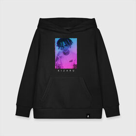 Детская толстовка хлопок с принтом Kizaru Vaporwave в городе Новоалтайск, 100% хлопок | Круглый горловой вырез, эластичные манжеты, пояс, капюшен | album | born to trap | haunted family | hip hop | karmageddon | music | neon | retro | retrowave | spain | trend | yvn kxx | альбом | испания | кизару | музыка | неон | реп | ретровейв | рожденный | рэп | стиль | тренд | треп 