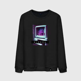 Мужской свитшот хлопок с принтом Vaporwave Kizaru Mac в городе Новоалтайск, 100% хлопок |  | album | born to trap | haunted family | hip hop | karmageddon | music | neon | retro | retrowave | spain | trend | yvn kxx | альбом | испания | кизару | музыка | неон | реп | ретровейв | рожденный | рэп | стиль | тренд | треп 