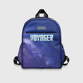 Детский рюкзак 3D с принтом Voyager в городе Новоалтайск, 100% полиэстер | лямки с регулируемой длиной, сверху петелька, чтобы рюкзак можно было повесить на вешалку. Основное отделение закрывается на молнию, как и внешний карман. Внутри дополнительный карман. По бокам два дополнительных кармашка | noize mc | noize mc voyager 1 | voyager | вояджер 1 | вселенная | галактика | и клином сходится свет | космос | меня сносит звездный ветер | млечный путь | одиночество | пустота | эй земля алло выходи на связь