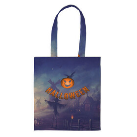 Шоппер 3D Halloween  Pumpkin: в городе Новоалтайск, 100% полиэстер | Плотность: 200 г/м2; Размер: 34×35 см; Высота лямок: 30 см | halloween | halloween  pumpkin | pumpkin | хэллоуин | хэллоуин тыква