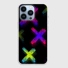 Чехол для iPhone 13 Pro с принтом Крестики в городе Новоалтайск,  |  | amoled | абстракция | градиент | крестики | переливание цветов