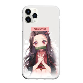 Чехол для iPhone 11 Pro Max матовый с принтом Nezuko в городе Новоалтайск, Силикон |  | Тематика изображения на принте: kimetsu no yaiba | nezuko | tanjiro kamado | zenitsu agatsuma | камадо | клинок рассекающий демонов | незуко | танджиро камадо