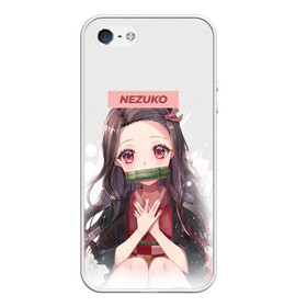Чехол для iPhone 5/5S матовый с принтом Nezuko в городе Новоалтайск, Силикон | Область печати: задняя сторона чехла, без боковых панелей | kimetsu no yaiba | nezuko | tanjiro kamado | zenitsu agatsuma | камадо | клинок рассекающий демонов | незуко | танджиро камадо