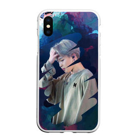 Чехол для iPhone XS Max матовый с принтом BTS. Jimin в городе Новоалтайск, Силикон | Область печати: задняя сторона чехла, без боковых панелей | Тематика изображения на принте: bts | jimin | k pop | бтс | джимин | корейская группа | мальчиковая группа | молодежная группа | музыка | поп группа