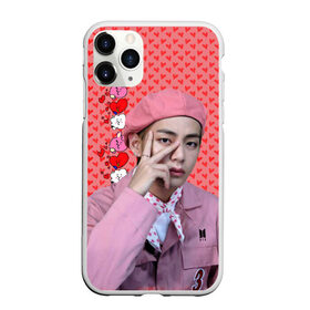 Чехол для iPhone 11 Pro Max матовый с принтом BTS. Ким Тэ Хён в городе Новоалтайск, Силикон |  | Тематика изображения на принте: bts | бтс | ким тэ хён k pop | корейская группа | мальчиковая группа | молодежная группа | музыка | поп группа