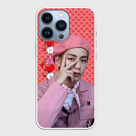 Чехол для iPhone 13 Pro с принтом BTS. Ким Тэ Хён в городе Новоалтайск,  |  | Тематика изображения на принте: bts | бтс | ким тэ хён k pop | корейская группа | мальчиковая группа | молодежная группа | музыка | поп группа