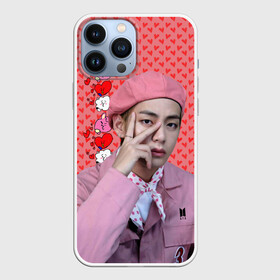 Чехол для iPhone 13 Pro Max с принтом BTS. Ким Тэ Хён в городе Новоалтайск,  |  | Тематика изображения на принте: bts | бтс | ким тэ хён k pop | корейская группа | мальчиковая группа | молодежная группа | музыка | поп группа