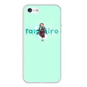 Чехол для iPhone 5/5S матовый с принтом Tanjiro Kamado в городе Новоалтайск, Силикон | Область печати: задняя сторона чехла, без боковых панелей | kimetsu no yaiba | nezuko | tanjiro kamado | zenitsu agatsuma | камадо | клинок рассекающий демонов | незуко | танджиро камадо