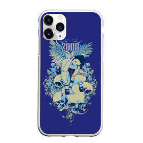 Чехол для iPhone 11 Pro Max матовый с принтом Девушка с черепами в городе Новоалтайск, Силикон |  | 2008. | готика | девушка с черепами | кровь | крылья | черепа