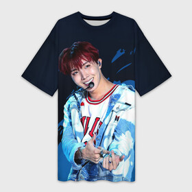 Платье-футболка 3D с принтом BTS в городе Новоалтайск,  |  | bts k pop | singer bighit | бтс | мальчиковая группа | музыка | популярная музыка | южнокорейская группа