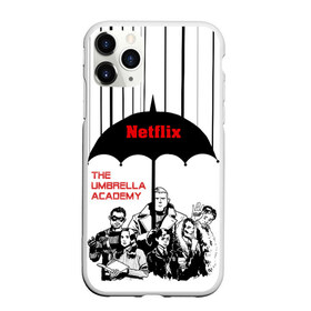 Чехол для iPhone 11 Pro матовый с принтом The Umbrella Academy Season 3 в городе Новоалтайск, Силикон |  | Тематика изображения на принте: netflix | rain | superheroes | the umbrella academy | tv series | umbrella | академия амбрелла | дождь | зонтик | нетфликс | сериал | супергерои