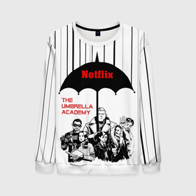 Мужской свитшот 3D с принтом The Umbrella Academy Season 3 в городе Новоалтайск, 100% полиэстер с мягким внутренним слоем | круглый вырез горловины, мягкая резинка на манжетах и поясе, свободная посадка по фигуре | netflix | rain | superheroes | the umbrella academy | tv series | umbrella | академия амбрелла | дождь | зонтик | нетфликс | сериал | супергерои