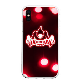 Чехол для iPhone XS Max матовый с принтом KIZARU: HAUNTED FAMILY. в городе Новоалтайск, Силикон | Область печати: задняя сторона чехла, без боковых панелей | born to trap | haunted family | kizaru | rep | кизару | музыка | олег нечипоренко | репер | рэп | хантед фэмили