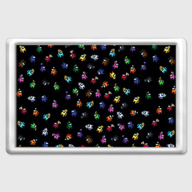 Магнит 45*70 с принтом Among Us в городе Новоалтайск, Пластик | Размер: 78*52 мм; Размер печати: 70*45 | among us | cosmos | game | space | амогас | игра | космос | среди нас