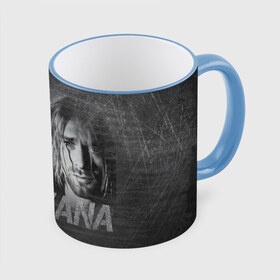 Кружка с принтом Нирвана в городе Новоалтайск, керамика | ёмкость 330 мл | kurt cobain | nirvana | rock | курт кобейн | нирвана | рок