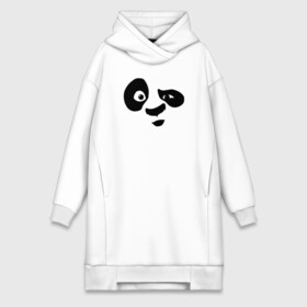 Платье-худи хлопок с принтом Панда в городе Новоалтайск,  |  | panda | образ | панда | рисунок | силуэт