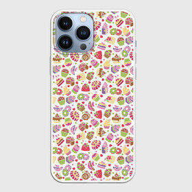 Чехол для iPhone 13 Pro Max с принтом Сладкий рай в городе Новоалтайск,  |  | Тематика изображения на принте: berries | cake | cherry | cream | croissant | cupcake | donut | heart | jelly | pancake | raspberry | roll | rose | strawberry | вишня | желе | кекс | клубника | крем | круассан | малина | панкейк | пирожное | пончик | розочка | рулет | сердце | торт | яг